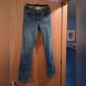 Ariat Real denim blue jeans Size 28S ARIAT AR1263 Mackenzie, Abby straight